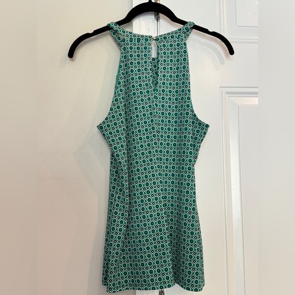 White House Black Market Green Halter tunic - Picture 6 of 8